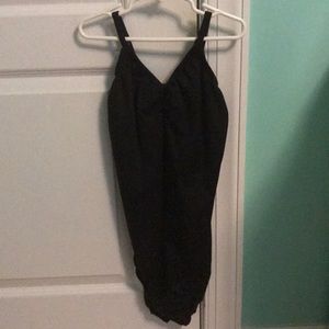 black leotard